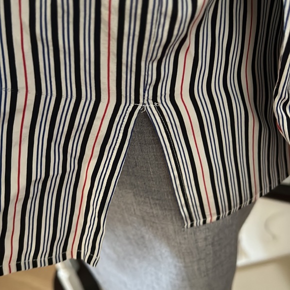 Talbots stripped silk shirt - Picture 6 of 10